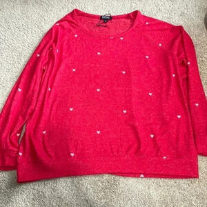 Valentines Red Heart sweatshirt size XXL by Buffalo David Bitton NWOT